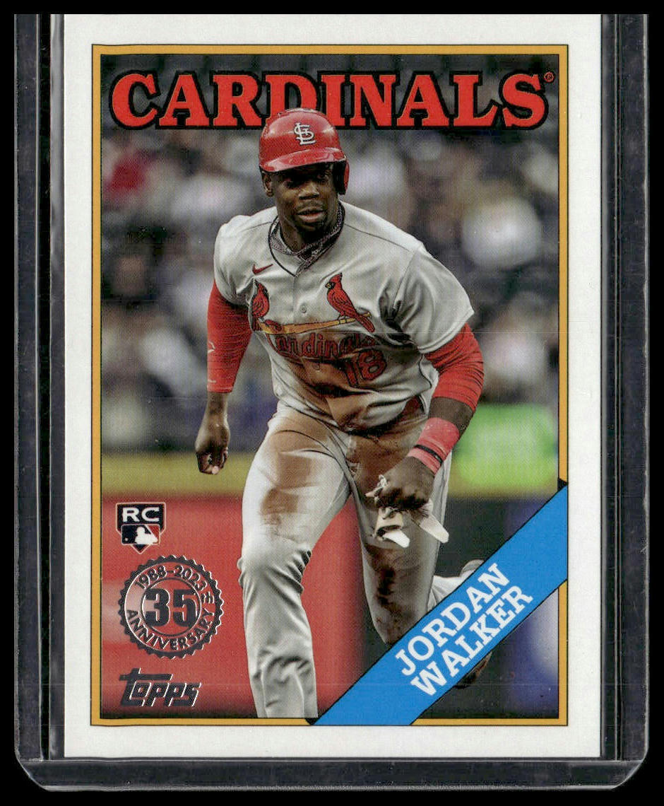 2023 Topps Update #88US-49 Jordan Walker 1988 Topps Baseball RC