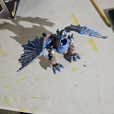 FROST Fire and Ice Dragon - Mega Bloks Dragon With Egg - Missing Parts