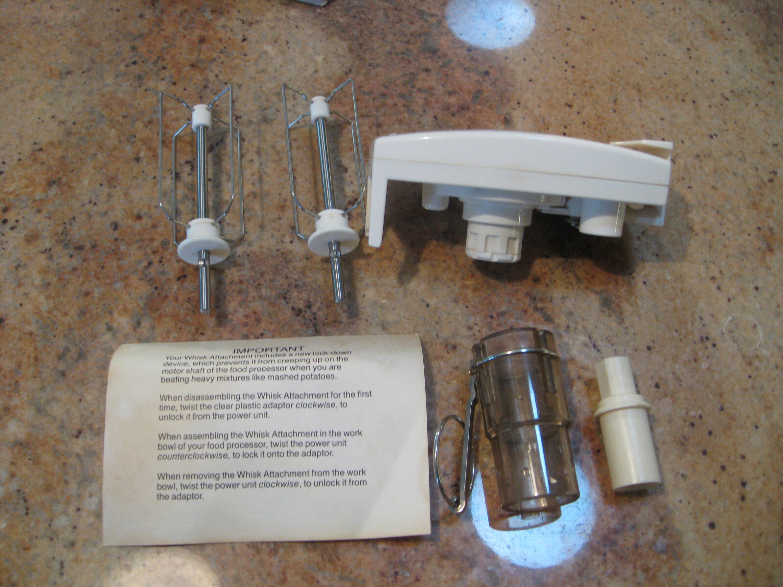 Cuisinart DLC-055 Whisk Attachment for use with DLC-7 Food Processor - FREE SHIP