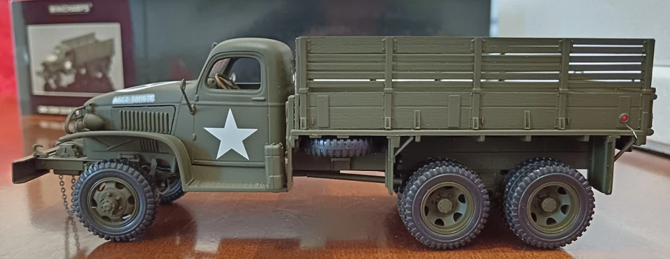 MINICHAMPS - 1943 SC.1/35 GMC CCKW 353 B2  FLATBED TRUCK  - Immagine 3 di 4
