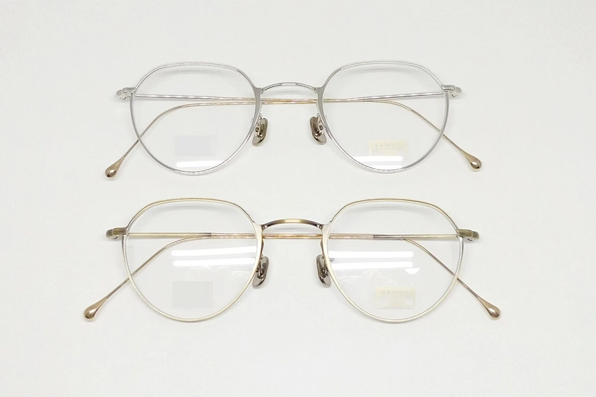 [EYEVAN 7285] 765 Overall TITANIUM key hole bridge Classic eyeglasses 47 mm
