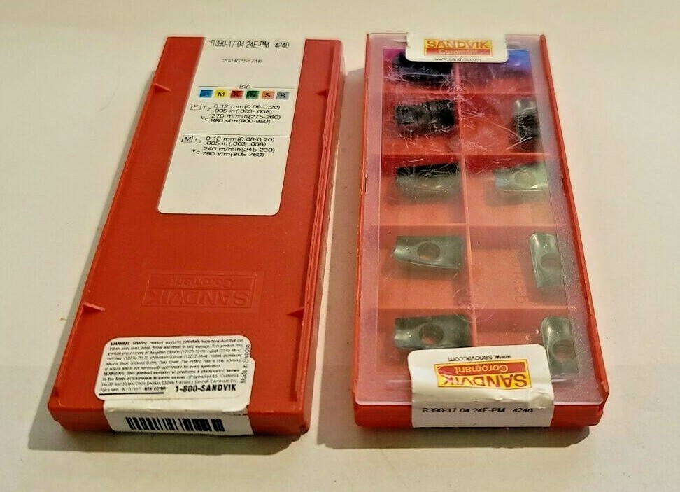 R390 17 04 24E PM 4240 SANDVIK *** 10 INSERTS *** | eBay