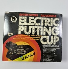 New Vintage 19th Hole Deluxe Electric Putting Cup Model 1981 Indoor Practice