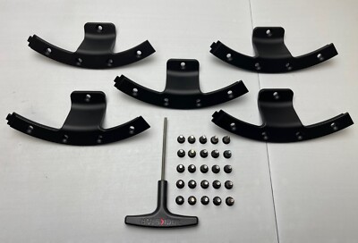 KMC XD Series 14X7 +0 Matte Black Wheel Inserts W/Screws (Set Of 5) 827MS470-MB
