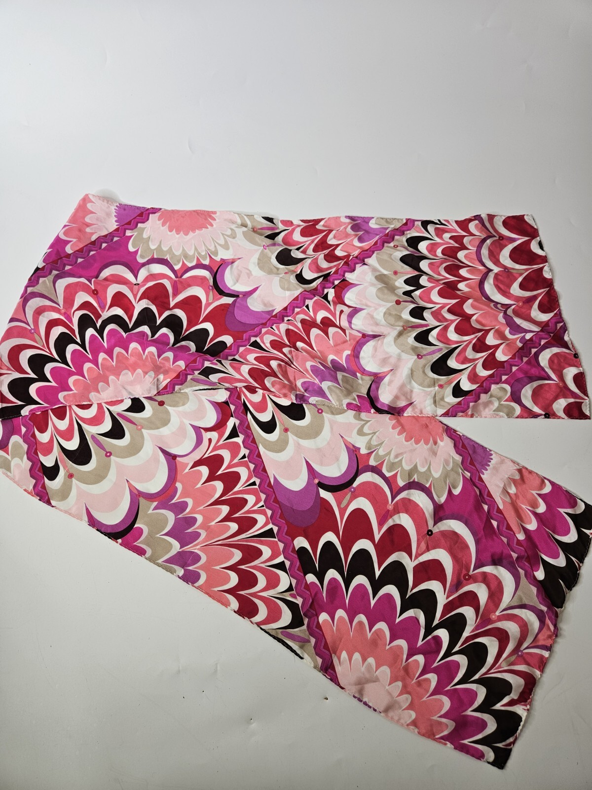 Collection Eighteen 100% Silk Rectangular Floral … - image 6