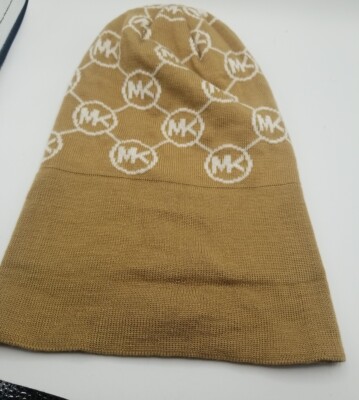 Michael Kors Women`s Knit Jetset Brand Logo Print Cuffed  display picture 3