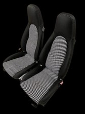 Best Fit For Porsche Boxster - Synthetic Leather Pepita Fabric - Seat Cover Best Fit For Porsche Boxster - Synthetic Leather Pepita Fabric - Seat Cover