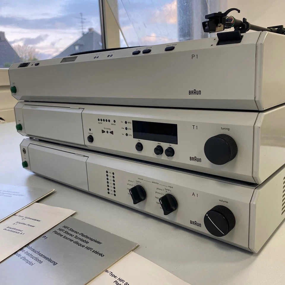 Braun Atelier Komplettanlage, sehr guter Zustand, Grau, P1 T1 A1 - image 4 of 4