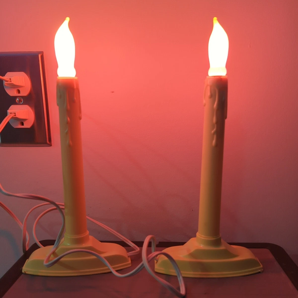 Single electric window candles deals