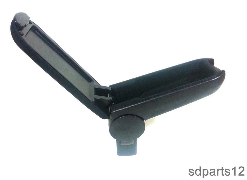 Accoudoir VW Golf IV 4 Bora New Beetle + Ensemle De Montage Tissu Noir - Photo 3/4