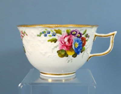 Antike SPODE handbemalte TEETASSE um 1820 2527 Muster