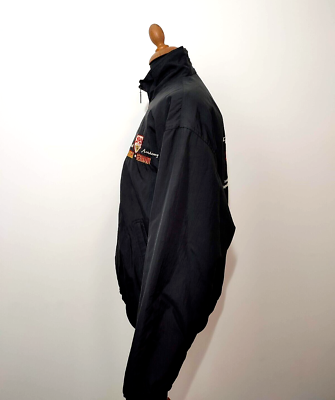 Vintage VfB Stuttgart Adidas Jacket 1993 Sz.S Black Men's Bomber