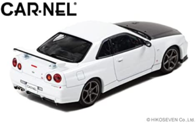 CARNEL 1/43 NISSAN SKYLINE GT-R VspecII N1 (BNR34) 2000 White