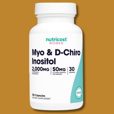 Myo Inositol & D-Chiro Inositol for Women 2000mg, 120 Capsules