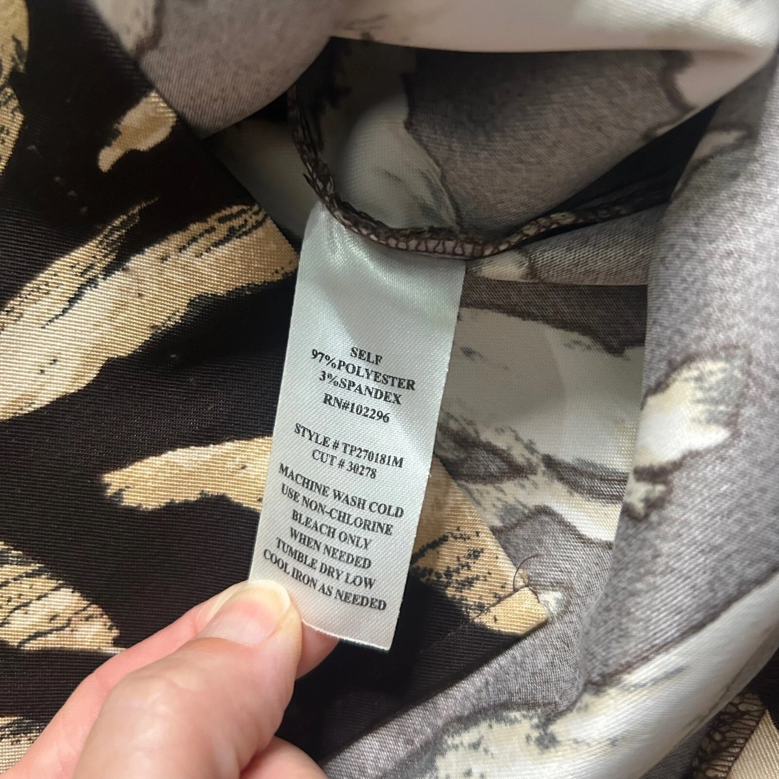 VETEMENTS Abito da carriera Connected Apparel stampa zebrata senza maniche scollo quadrato taglia 8