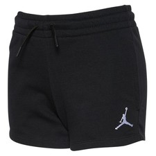Jordan Youth Girls Black Jumpman Logo Athletic Shorts Drawstring Size M NWT