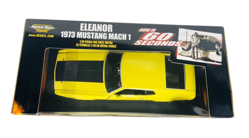 #36685 Ertl 'Gone in 60 Seconds' Eleanor 1973 Mustang Mach I ~ 1:18 2002 Sealed - Image 3 of 4