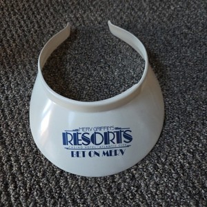 Merv Griffin's Resorts Casino Atlantic City Plastic Visor Bet On Merv Hotel