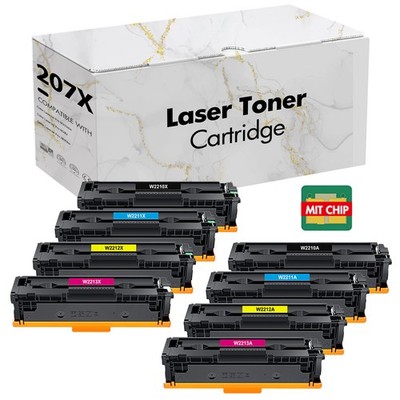207X Mit Chip Toner für HP 207X 207A für HP Color Laserjet Pro MFP M283fdw Toner
