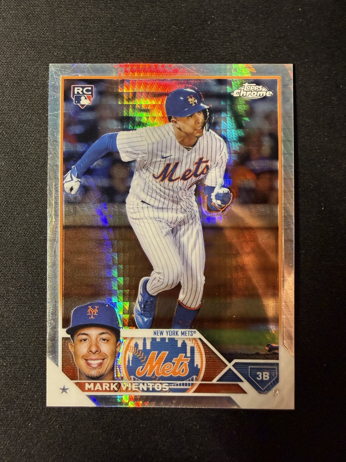 2023 Topps Chrome - Mark Vientos #8 Prism Refractor (RC)