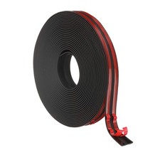 Wall Corner Protector 0.8" x 19.7 Ft, Self Adhesive Wall Guard Black