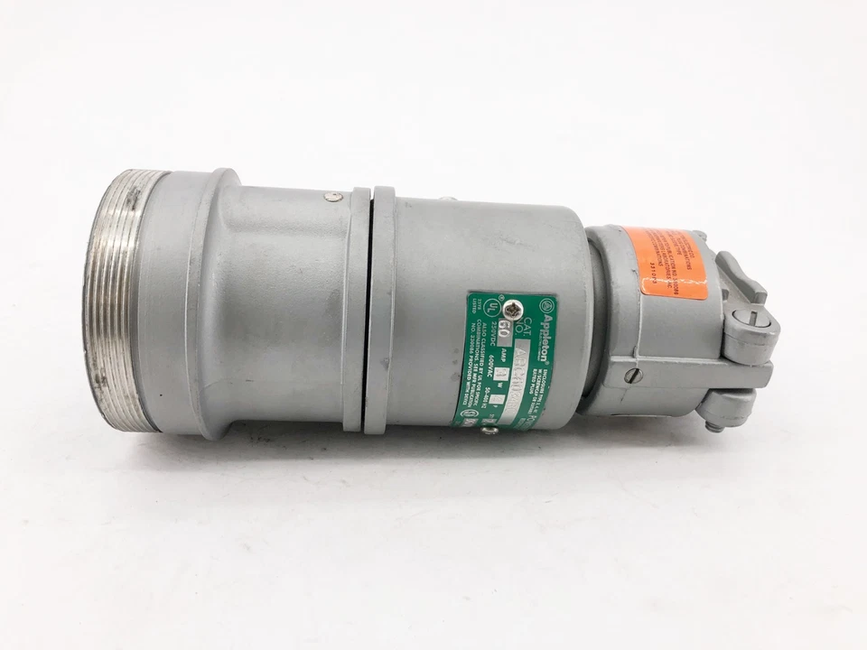 New Appleton ARC6034BC Powertite Receptacle 60A 600V 4P 3 Wire - No Box - Image 3 of 4