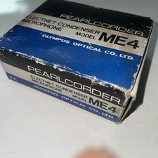 Olympus Electret Condenser Microphone ME4 w/ Box Case Instructions