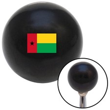 Guinea Bissau Black Shift Knob w/ M16x1.5 Ins...