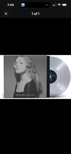 Madonna - Veronica Electronica ( Sealed Vinyl Record LP Ultra Clear)