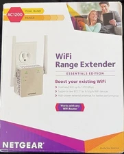 NETGEAR Wi-Fi Range Extender EX6120 AC1200 Dual Band Wireless Signal Booster