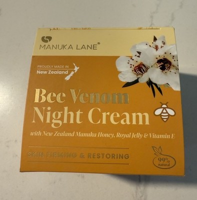 Manuka Lane Bee Venom Night Cream 50ml New Zealand Manuka Honey
