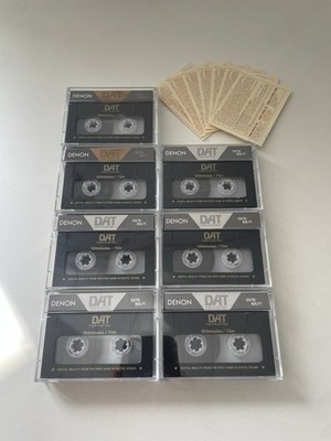 7x Denon Dat R 150DT  + Sticker - Good Condition - Audio Kassetten - Tapes