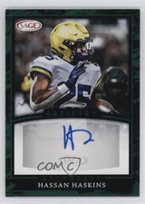 2022 SAGE Artistry Auto Green Hassan Haskins #A-HH Auto 2b2