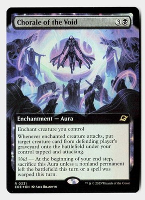 Chorale of the Void (Extended Art) 331 EOE Magic: The Gathering Foil