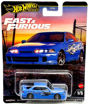 Hot Wheels Premium Auto Fast & Furious car Custom Acura Integra Sedan GSR  1/5