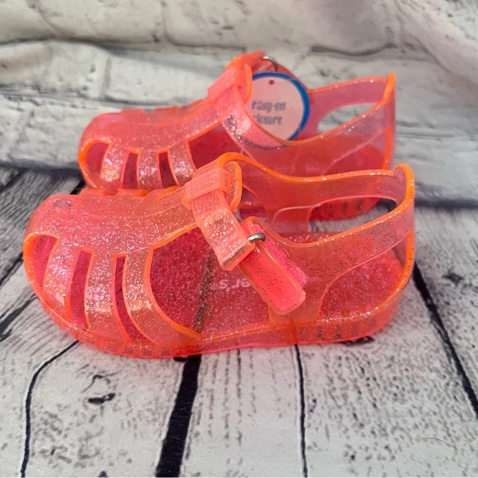 Sandalias de gelatina Carter's nuevas con etiquetas para niñas pequeñas talla 6 Foto 2 de 4
