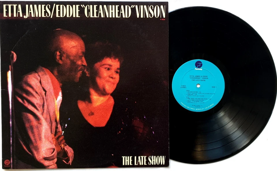 Etta James And Eddie "Cleanhead" Vinson-The Late Show LP 1987 Fantasy F-9655 - Image 2 of 3