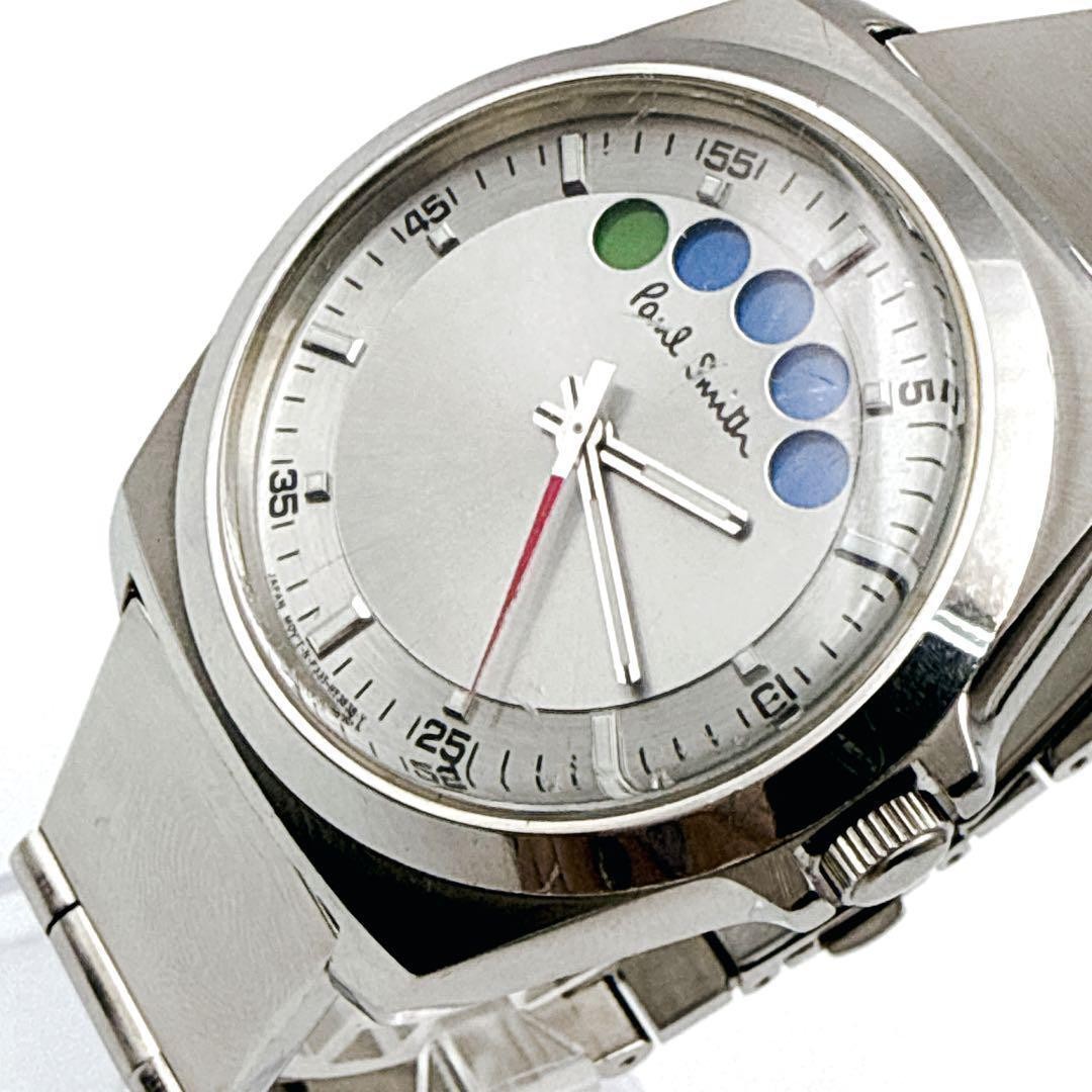 Paul Smith Five Eyes Watch Rectangular Silver Swe… - image 9