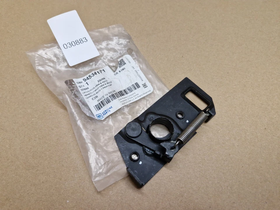 Cerradura de capó original Vauxhall Opel Chevrolet 94534171 nuevo OEM Foto 2 de 4