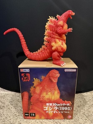 2025 X PLUS 30CM BURNING GODZILLA 1995 CLEAR ORANGE | eBay