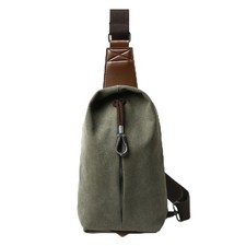 MOYYI Canvas Sling Bag Small Crossbody Bag for Men  Women, 2.5L Mini Casual ...