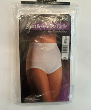 Vintage 1993 I CANT BELIEVE ITS GIRDLE Plus Size 2X White NWT Shaper Sissy Femme