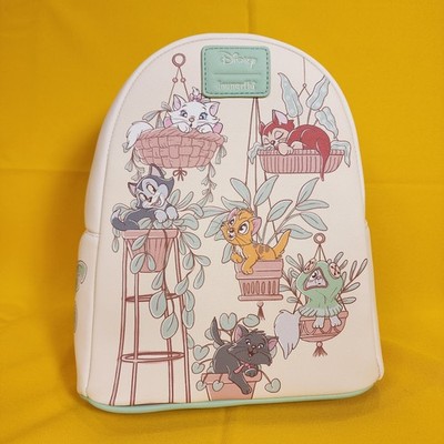 Loungefly Disney Cats & Plants Mini Backpack Soft Tag Marie  display picture 2