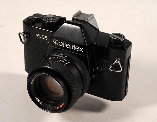 Appareil Photo Argentique Rollei Rolleiflex SL35 M Noir – Occasion