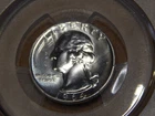 Uncirculated Proof 1964 Philadelphia Mint Silver Washington Quarter PR65