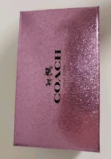 COACH Empty Box Pink And Blue Glitter Box