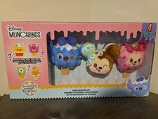 Disney Munchlings Collectors Edition Set Of 4 Scented Plush NIB