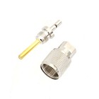 RF Copper UHF Male Connector Crimp Replace Part for RG316 RG174 LMR100
