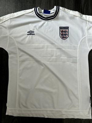 Original Authentic Umbro England 2000 Heimtrikot Herren Extra Large