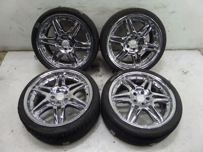 19'' x 8.5/9'' Brabus Style Wheels Mercedes 5 x 112 ET35 Chrome Peeling See Pic...